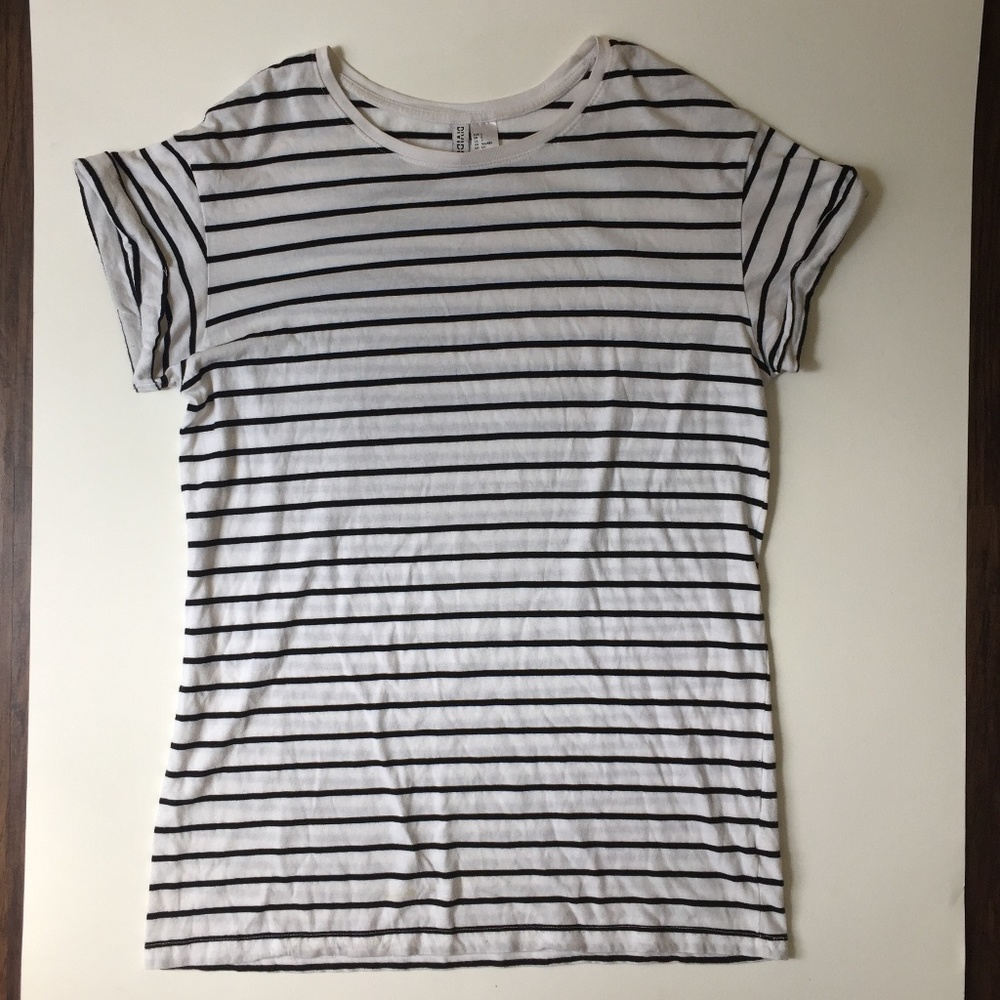 H&M Striped Tunic Top